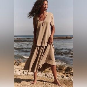 Chic Blue Midi Dress